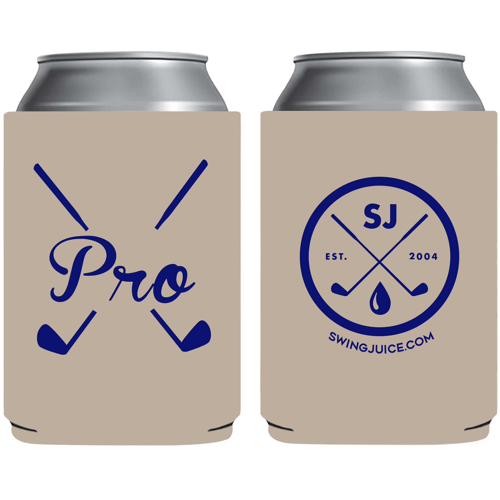 SwingJuice Golf Pro Koozie-Tan