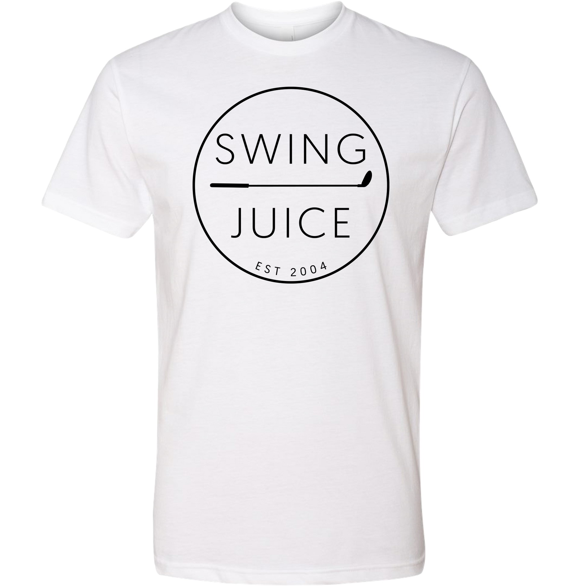 SwingJuice Golf Retro Unisex Short Sleeve T-Shirt-White