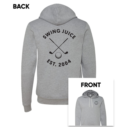 SwingJuice Golf SJ Club Unisex Long Sleeve Hoodie-Grey