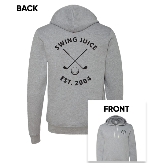 SwingJuice Golf SJ Club Unisex Long Sleeve Hoodie-Grey