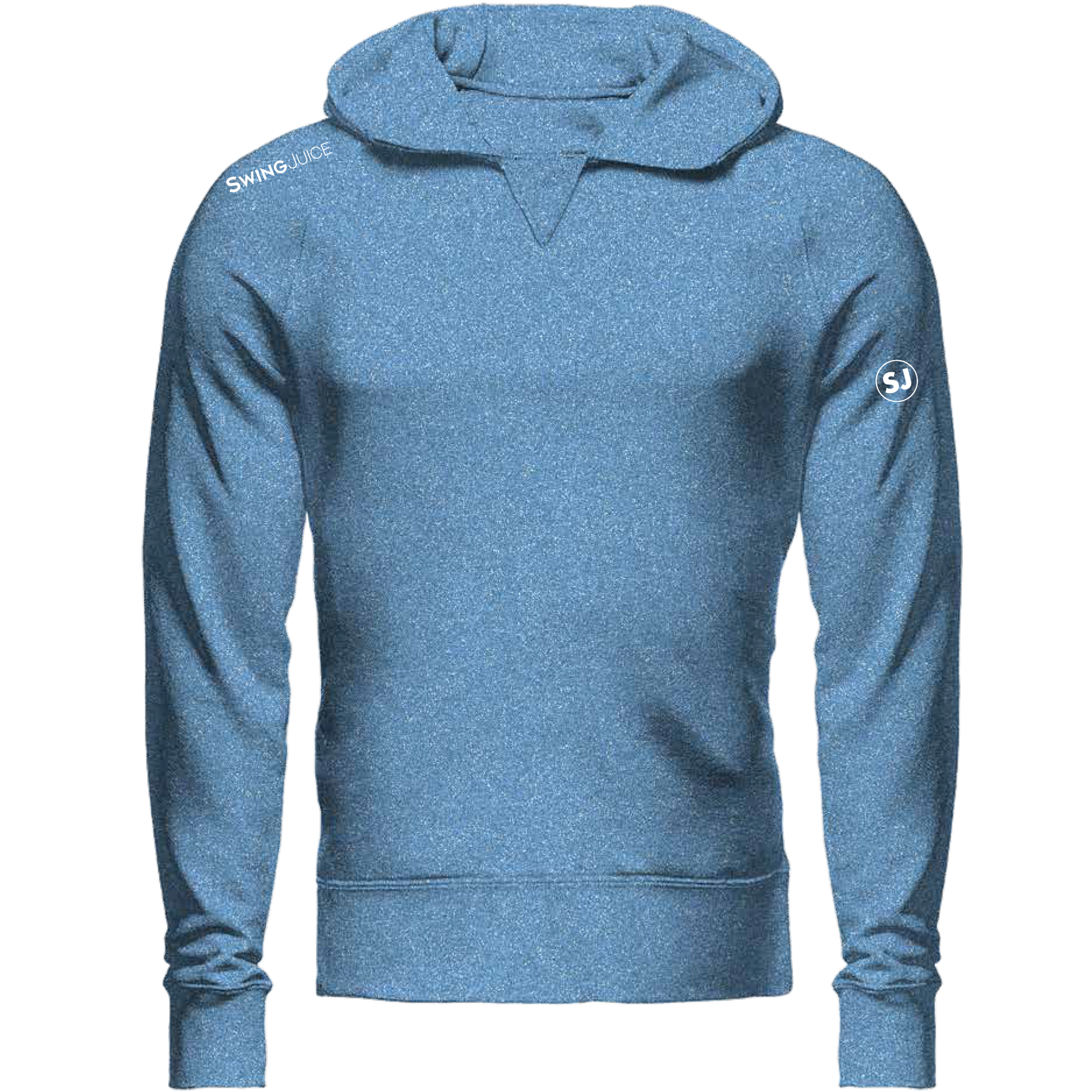 SwingJuice Golf Sandstone Lightweight Performance Hoodie-Blue