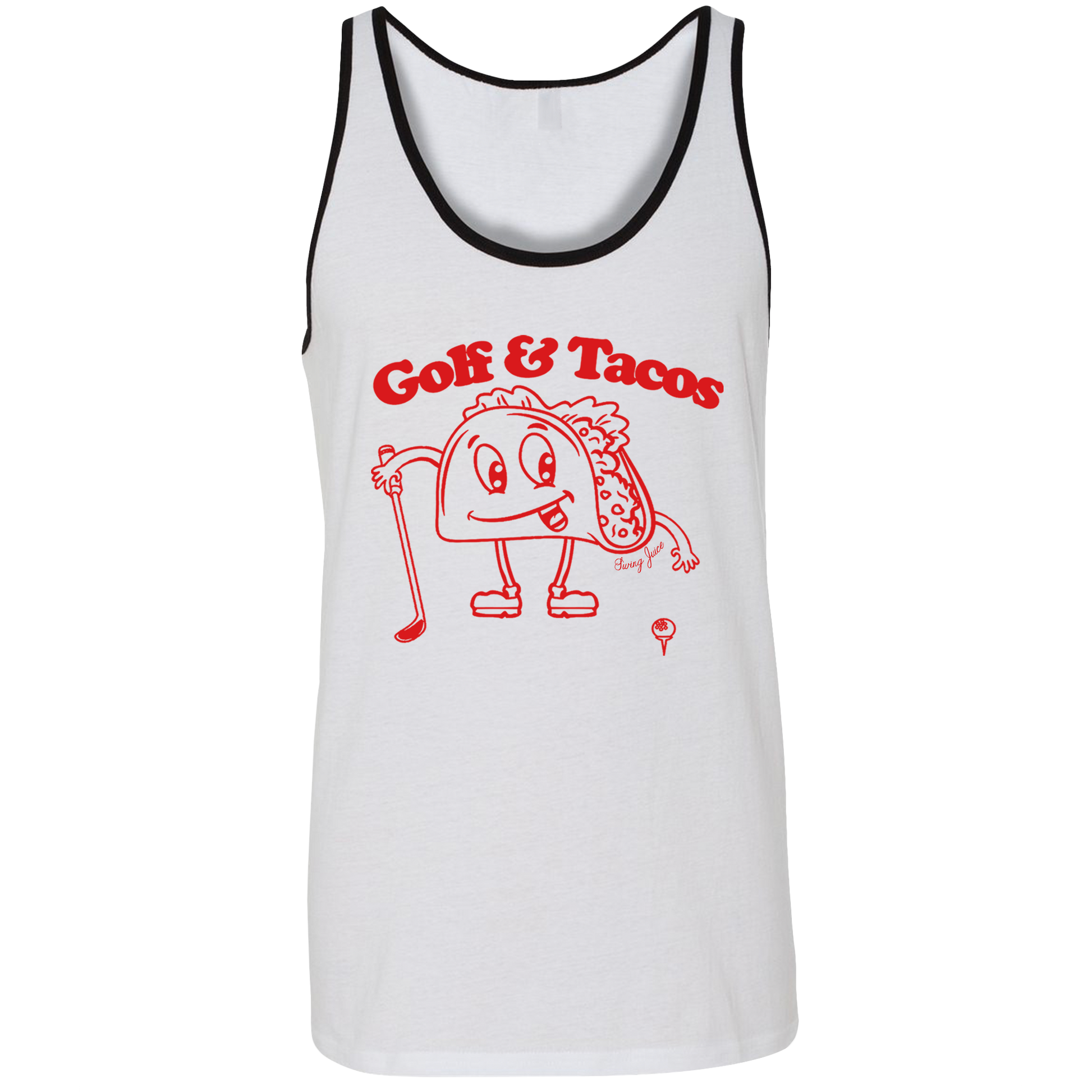 SwingJuice Golf & Tacos Tank-White