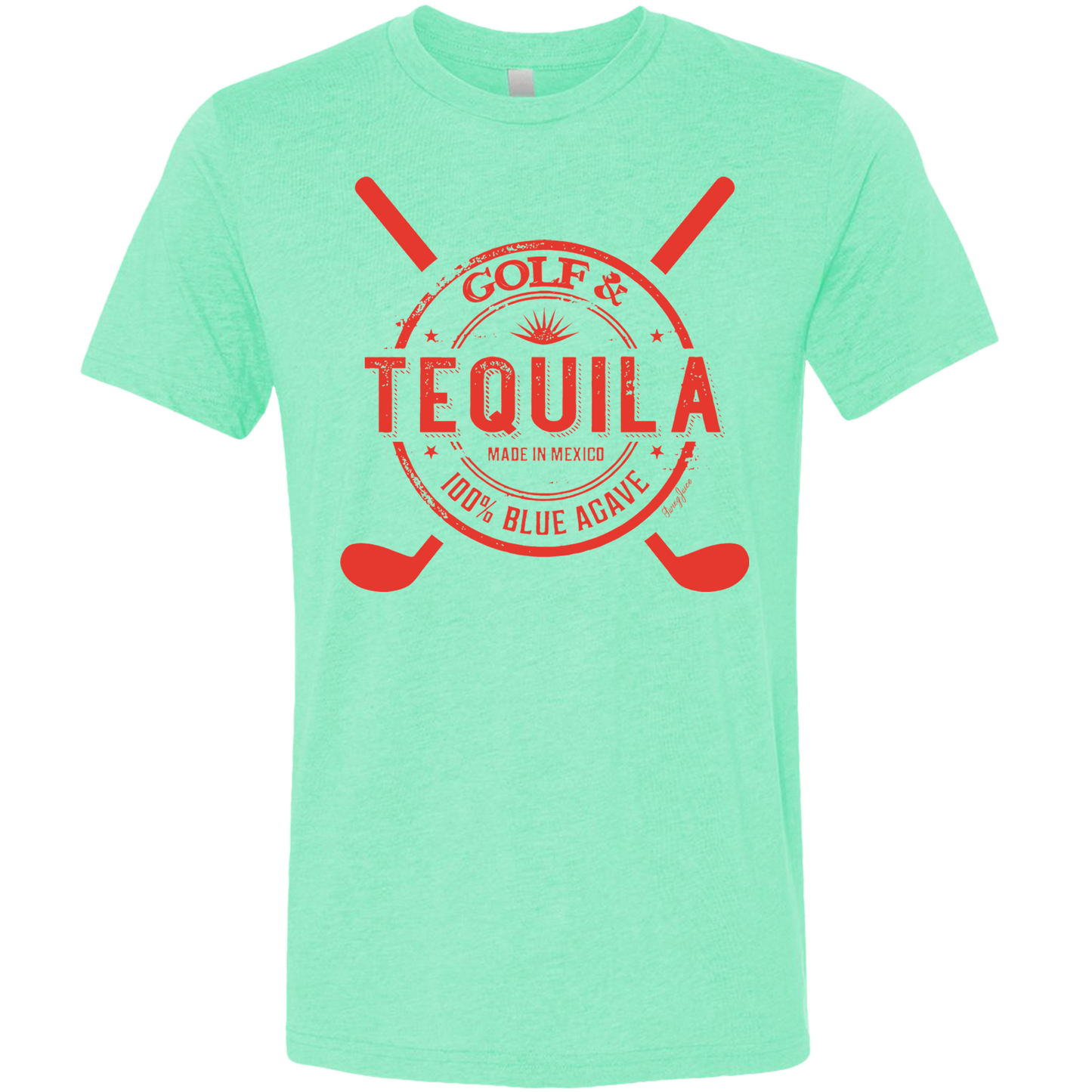 SwingJuice Golf & Tequila Unisex Short Sleeve T-Shirt-Mint