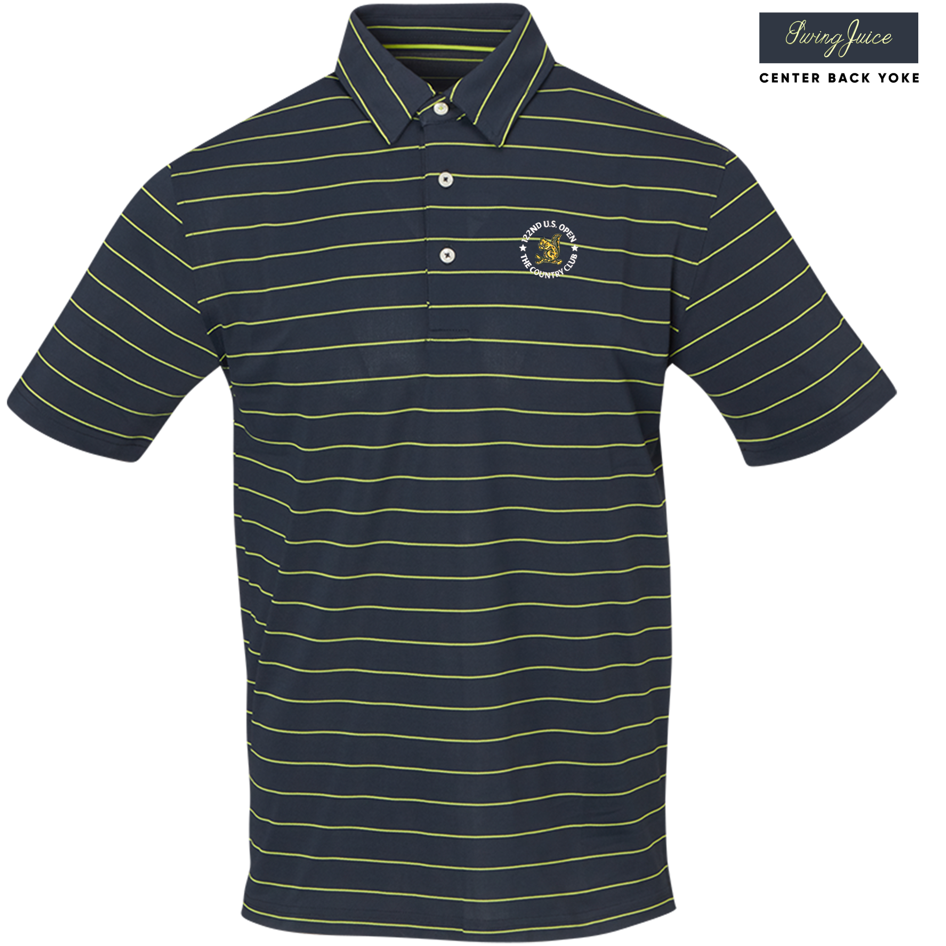 SwingJuice Golf U.S. Open Men's Performance Polo-Black