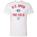 SwingJuice Golf U.S. Open Vs. The Field Unisex Short Sleeve T-Shirt