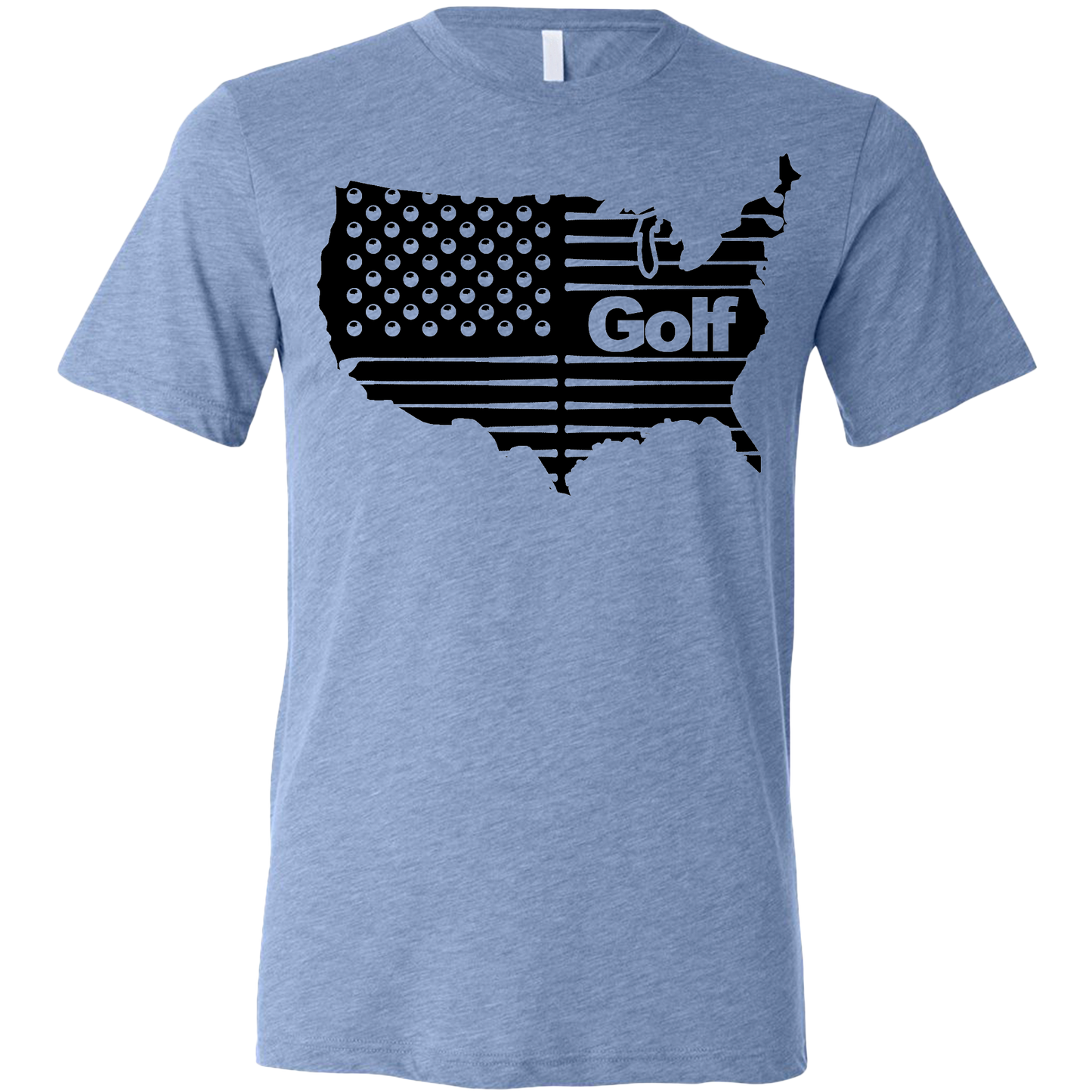 SwingJuice Golf US Unisex Short Sleeve T-Shirt-Blue