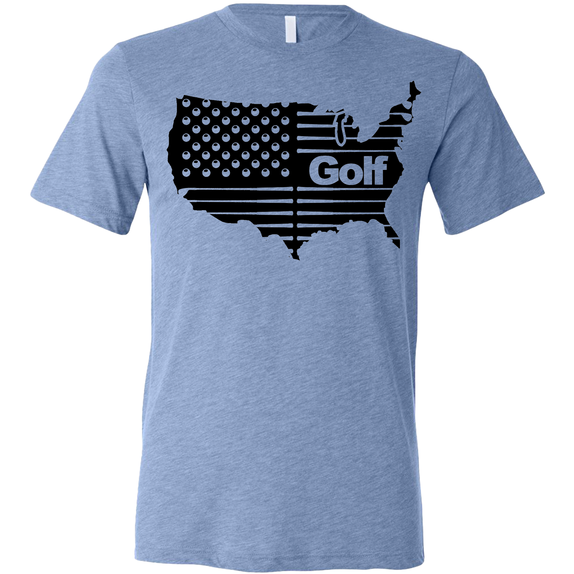 SwingJuice Golf US Unisex Short Sleeve T-Shirt-Blue