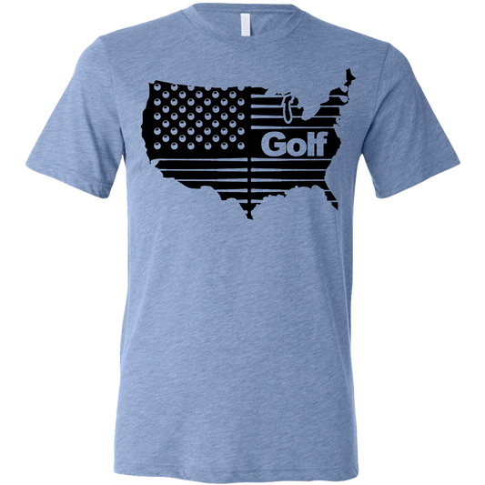 SwingJuice Golf US Unisex Short Sleeve T-Shirt-Blue