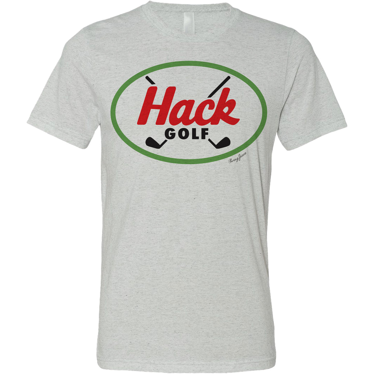 SwingJuice Golf Hack Golf Unisex Short Sleeve T-Shirt-Light Grey