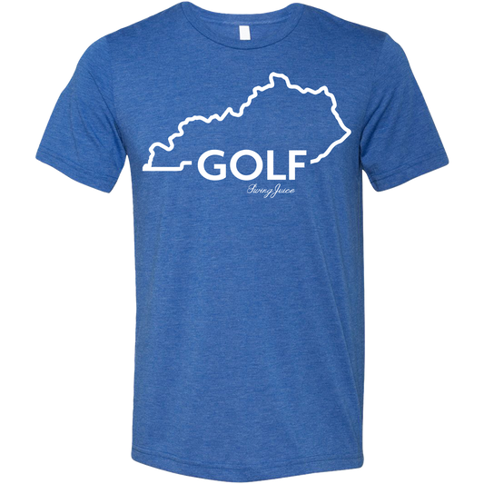 SwingJuice Golf Kentucky Unisex Short Sleeve T-Shirt-Royal Blue