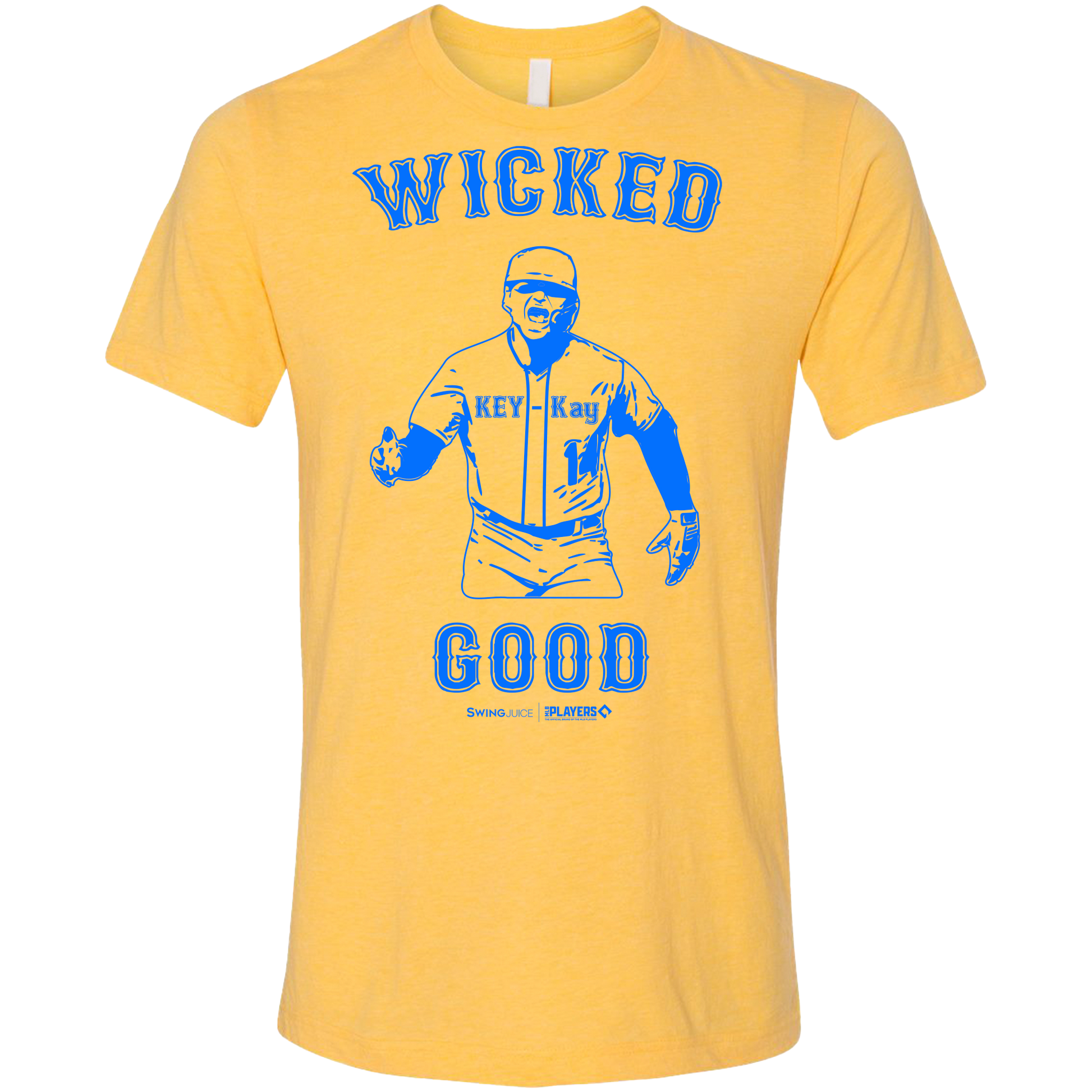 SwingJuice Baseball Kiké Hernández MLBPA Unisex Short Sleeve T-Shirt-Yellow