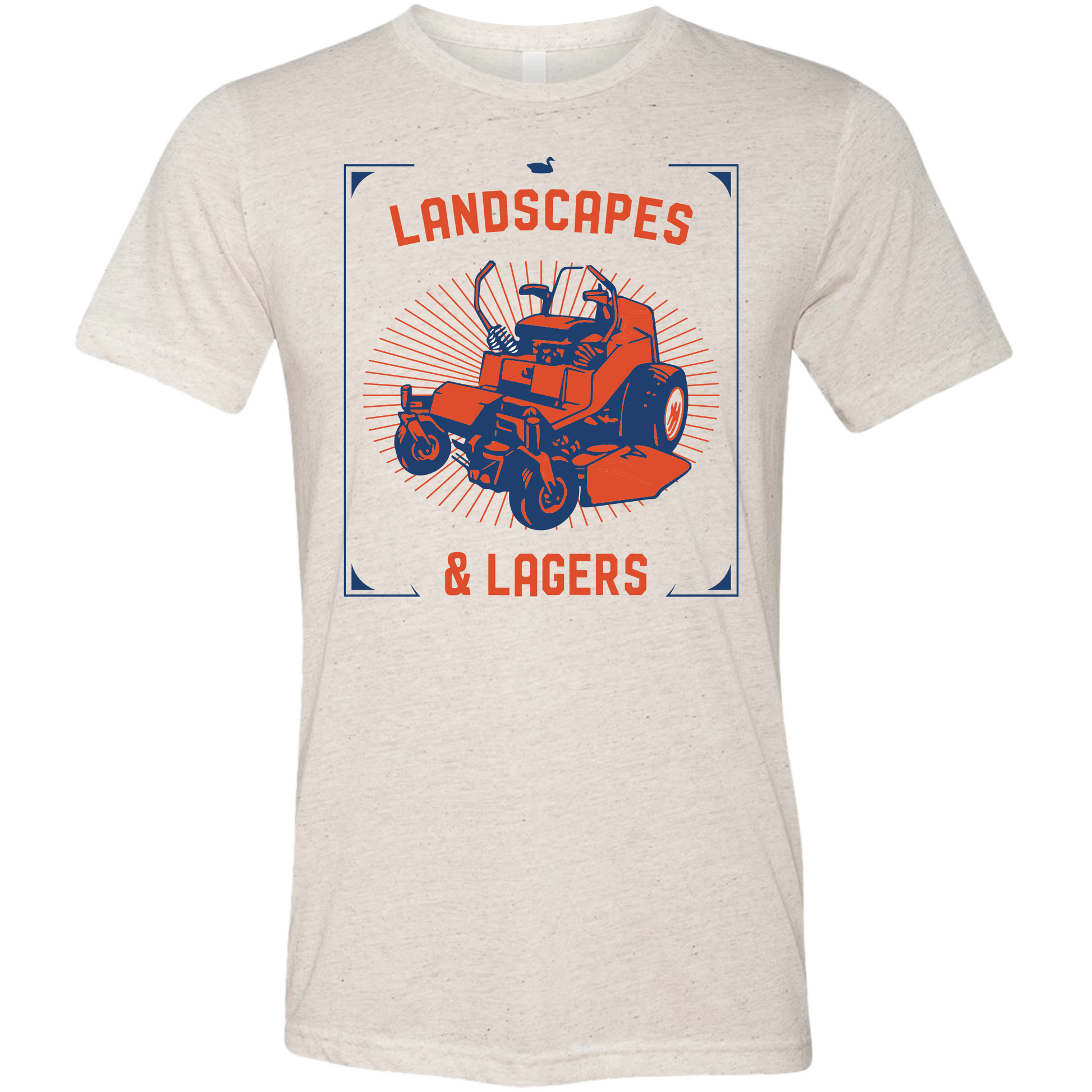 SwingJuice Golf Landscapes & Lagers Unisex Short Sleeve T-Shirt-Oatmeal