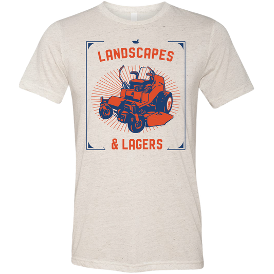 SwingJuice Golf Landscapes & Lagers Unisex Short Sleeve T-Shirt-Oatmeal