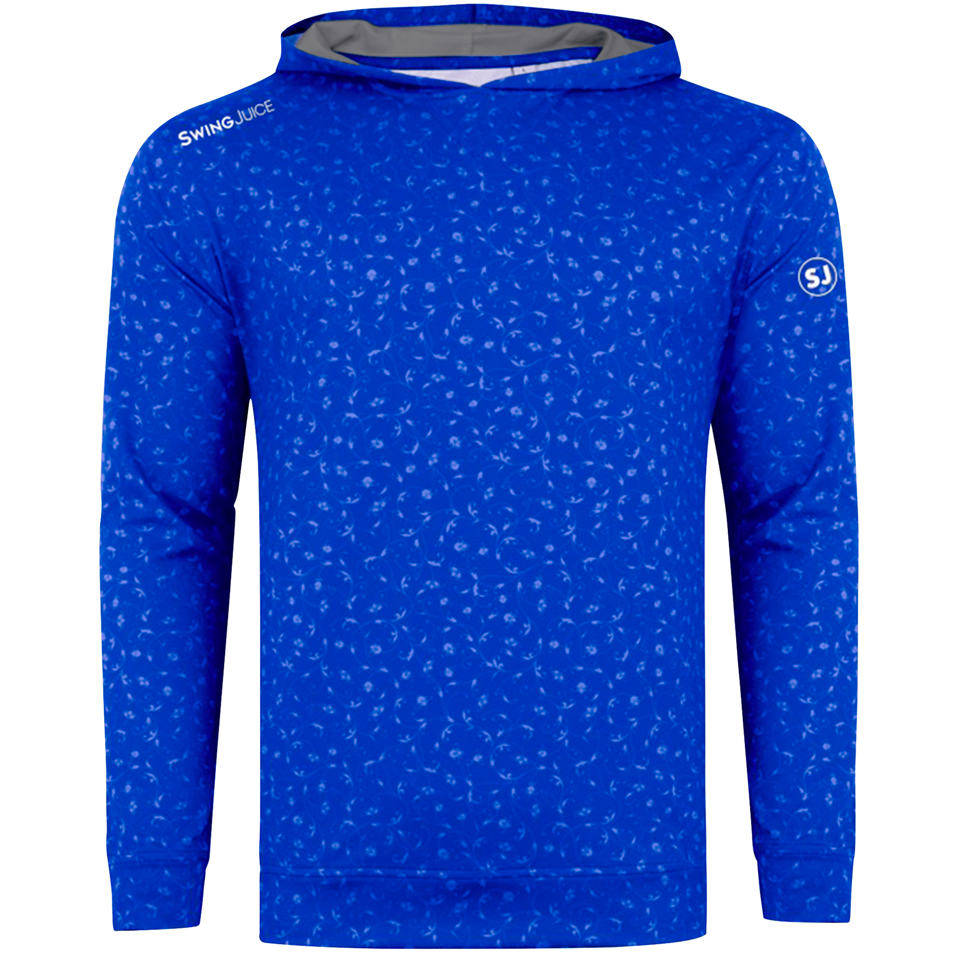 SwingJuice Golf Vineyard Performance Hoodie-Blue