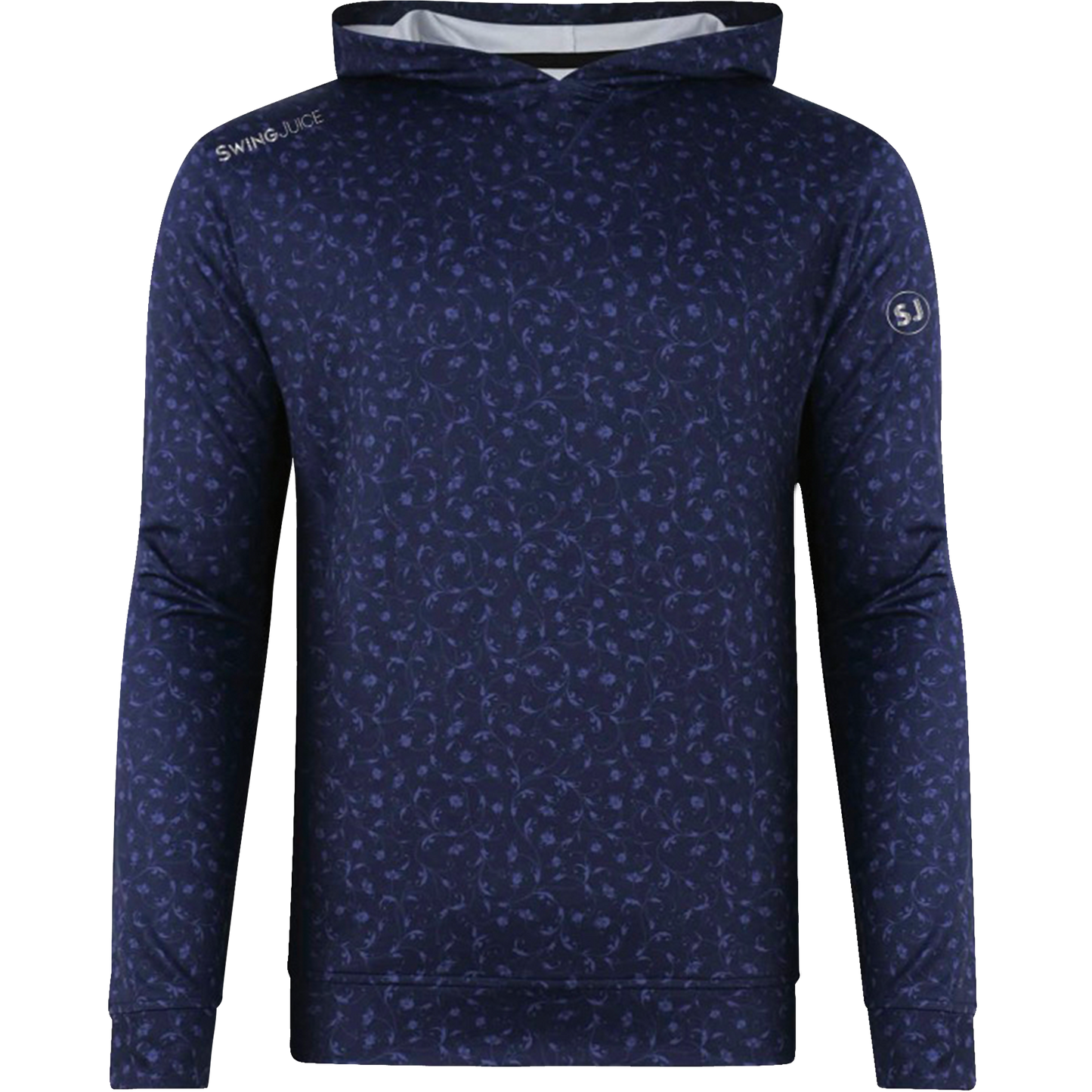 SwingJuice Golf Vineyard Performance Hoodie-Navy