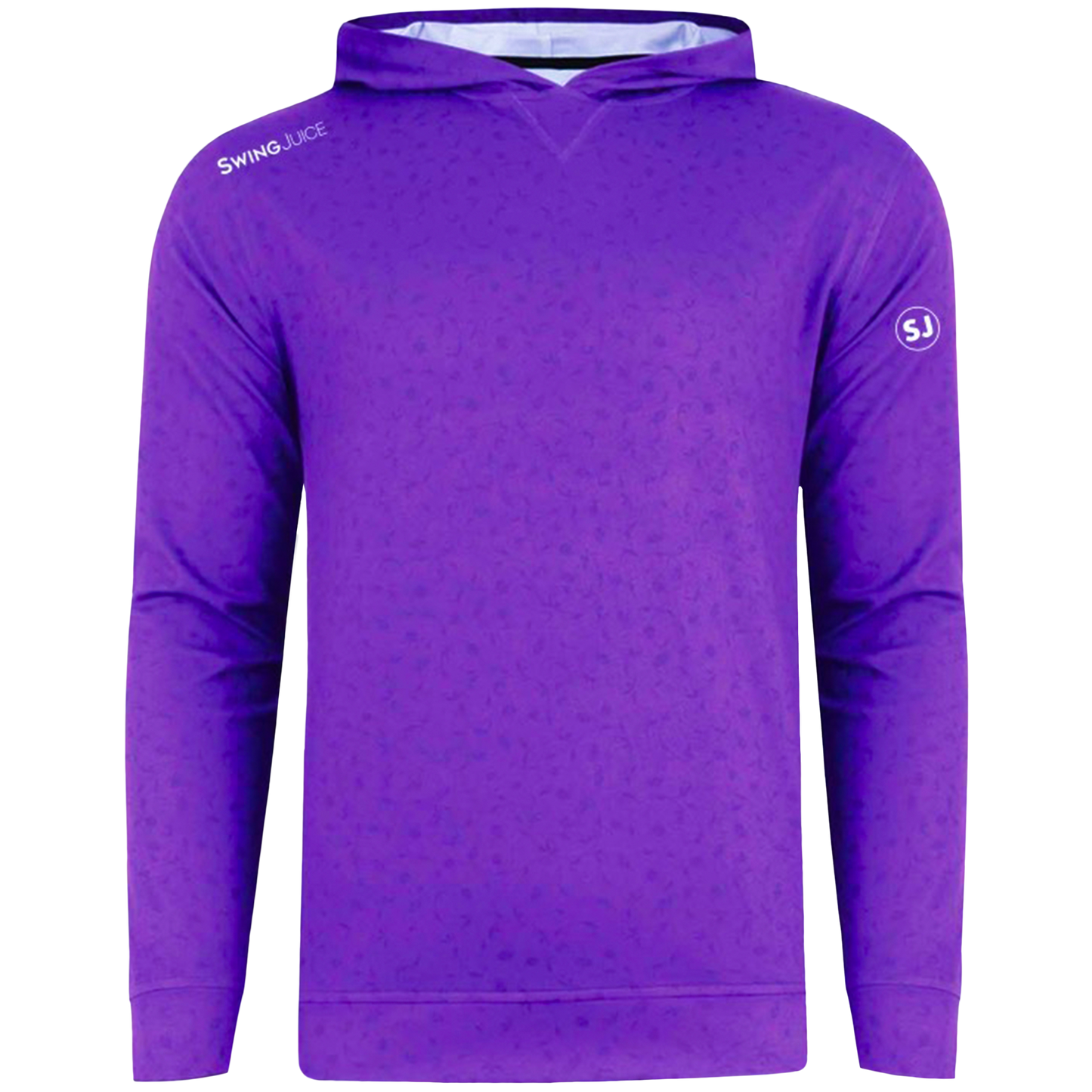 SwingJuice Golf Vineyard Performance Hoodie-Purple