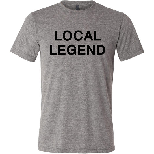 SwingJuice Golf Local Legend Unisex Short Sleeve T-Shirt-Grey