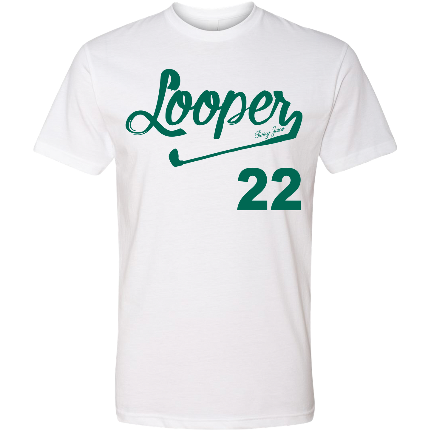 SwingJuice Golf Looper 22 Unisex Short Sleeve T-Shirt-White