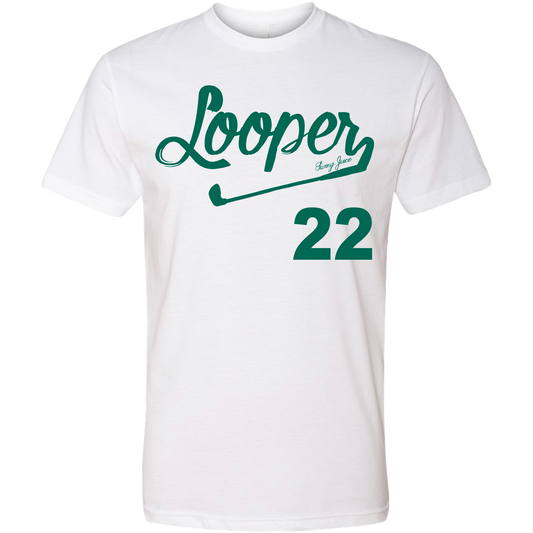 SwingJuice Golf Looper 22 Unisex Short Sleeve T-Shirt-White