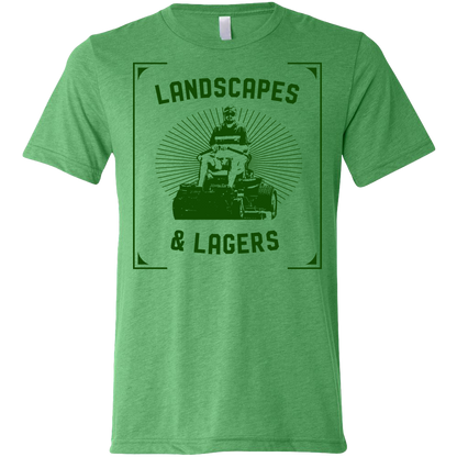 SwingJuice Golf Marc's Landscapes & Lagers Unisex Short Sleeve T-Shirt-Green