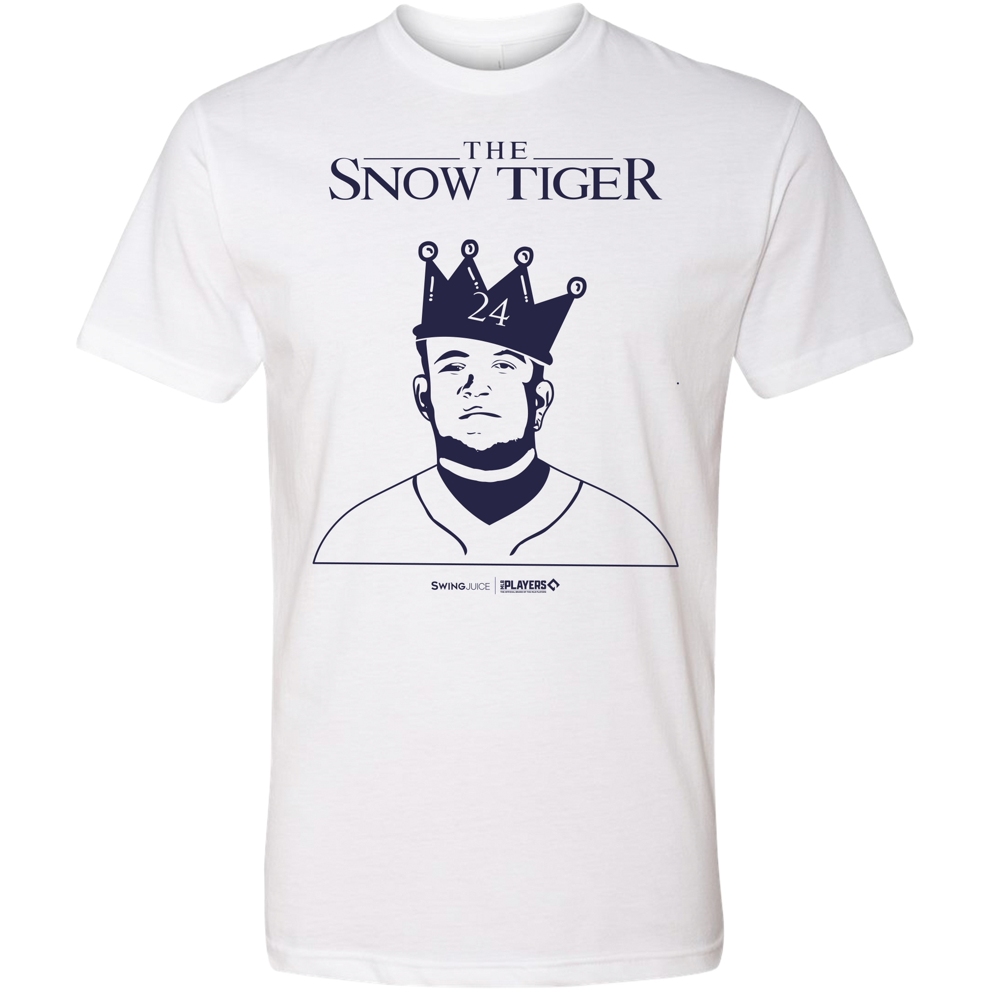 SwingJuice Baseball Miguel Cabrera MLBPA Unisex Short Sleeve T-Shirt-White