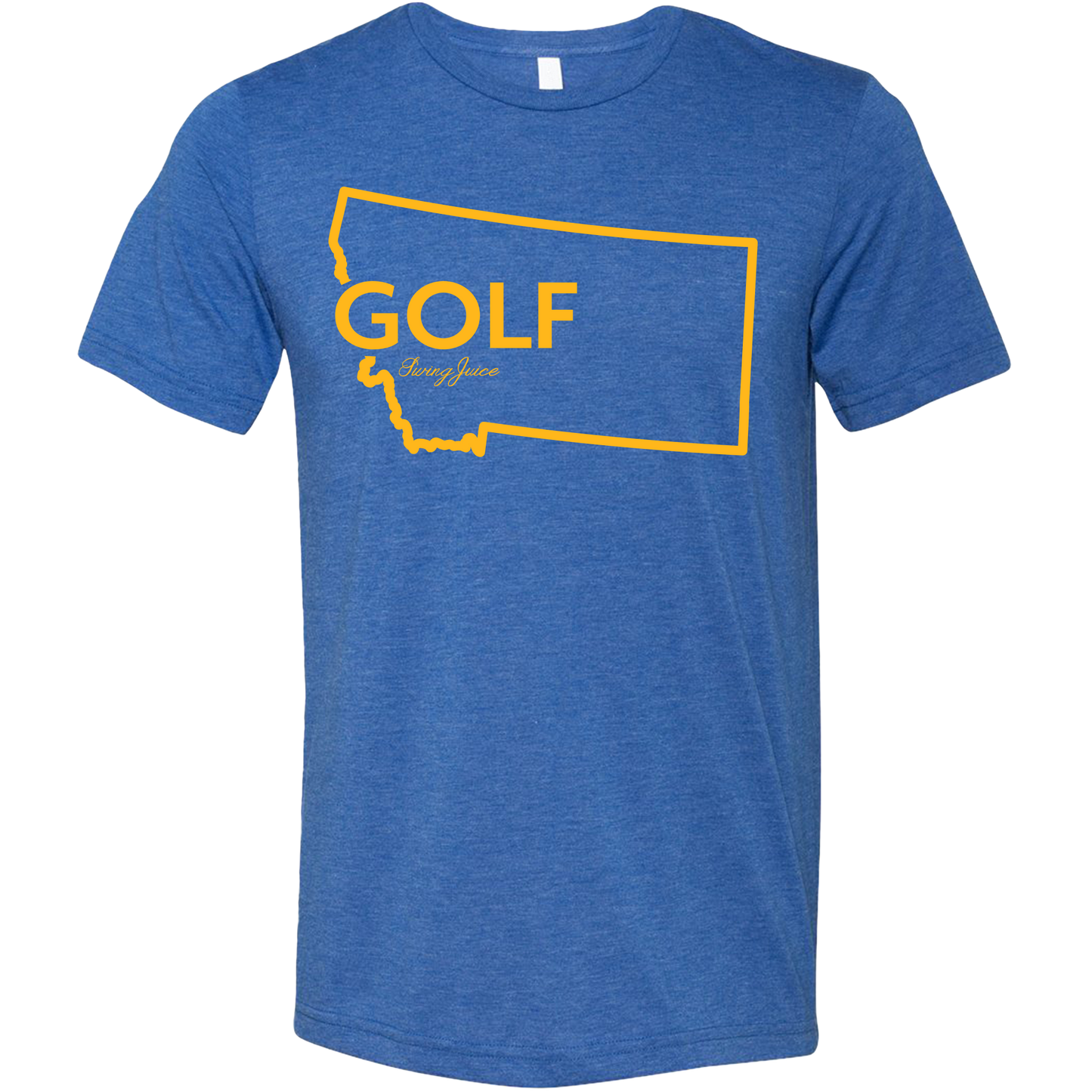 SwingJuice Golf Montana Unisex Short Sleeve T-Shirt-Royal Blue