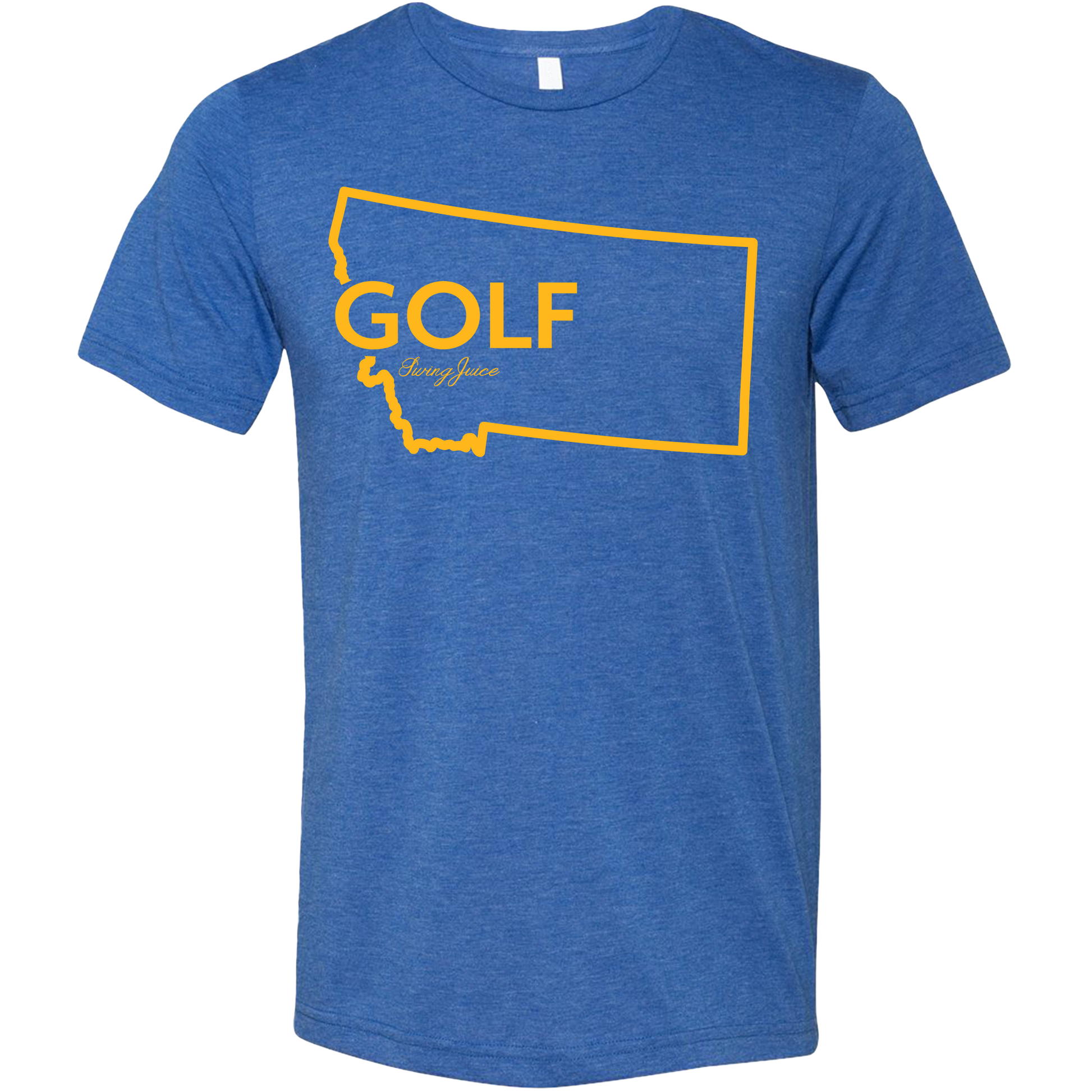 SwingJuice Golf Montana Unisex Short Sleeve T-Shirt-Royal Blue