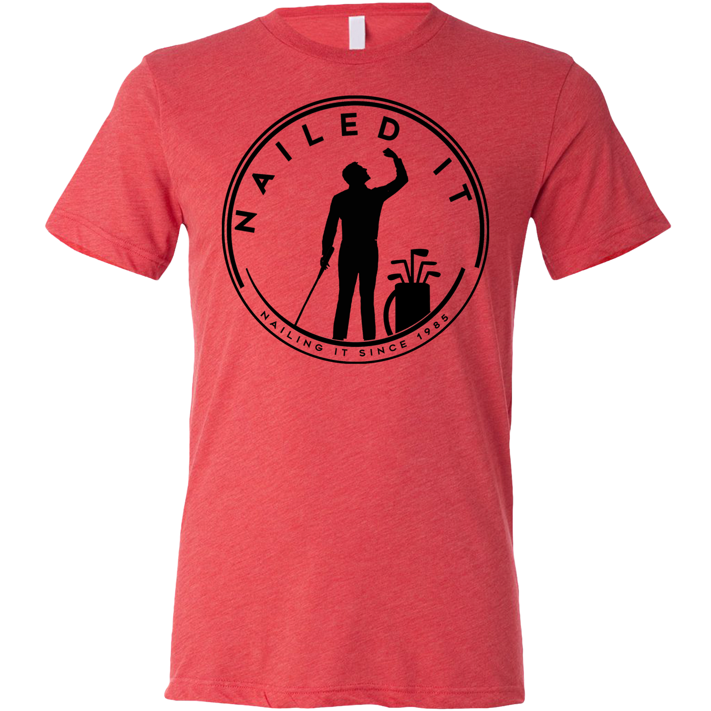 SwingJuice Golf Nailed It Unisex Short Sleeve T-Shirt-Red