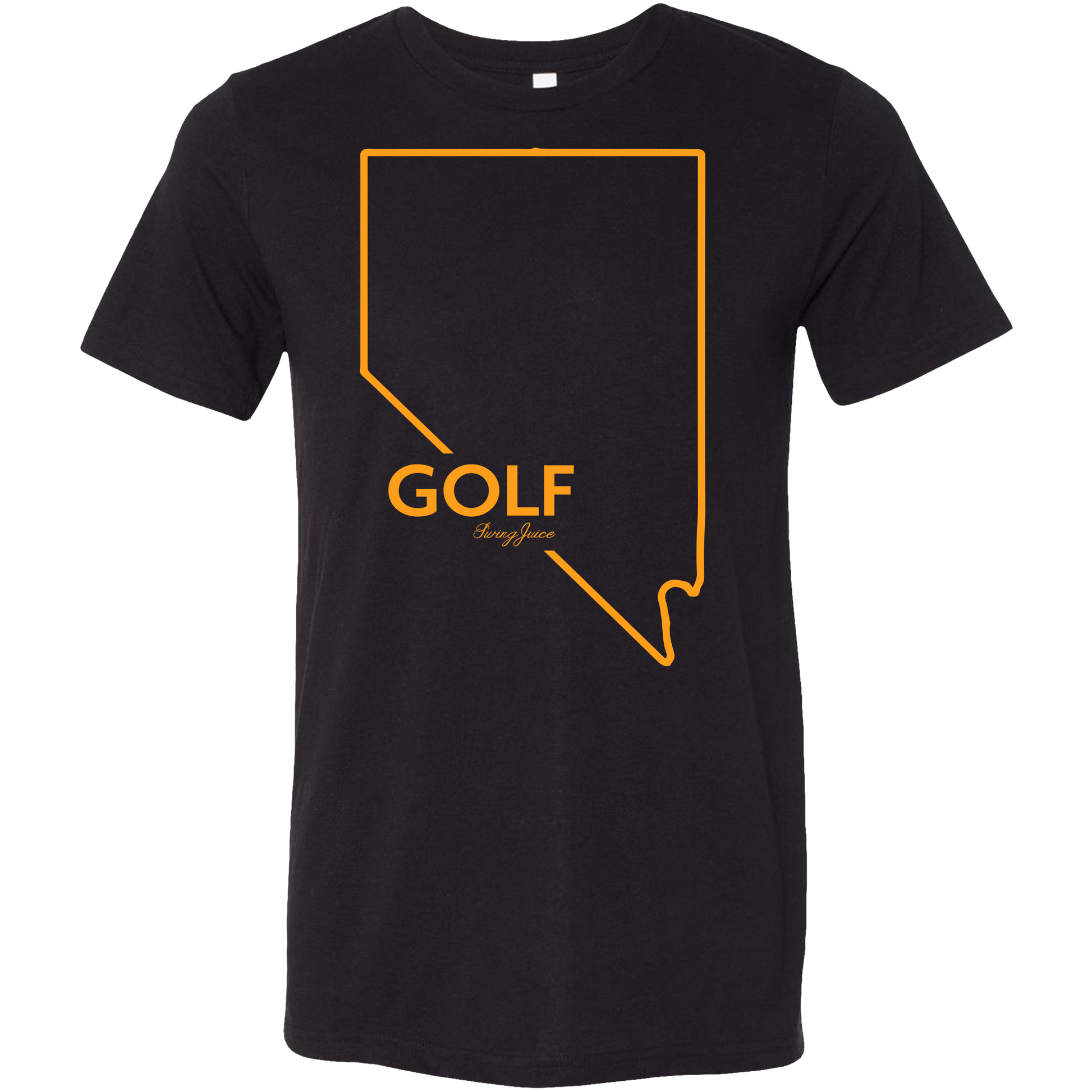 SwingJuice Golf Nevada Unisex Short Sleeve T-Shirt-Black