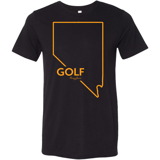 SwingJuice Golf Nevada Unisex Short Sleeve T-Shirt-Black