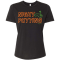 SwingJuice Golf Night Putting Women's Relaxed Fit Short Sleeve T-Shirt