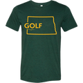 SwingJuice Golf North Dakota Unisex Short Sleeve T-Shirt