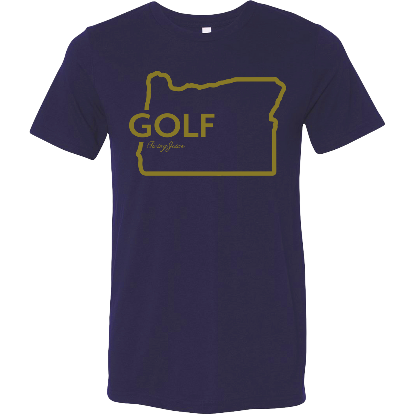 SwingJuice Golf Oregon Unisex Short Sleeve T-Shirt-Navy