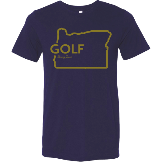 SwingJuice Golf Oregon Unisex Short Sleeve T-Shirt-Navy