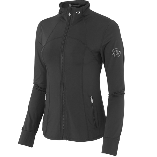 SwingJuice Golf Performance Women's Retro Full Zip Jacket-Maui