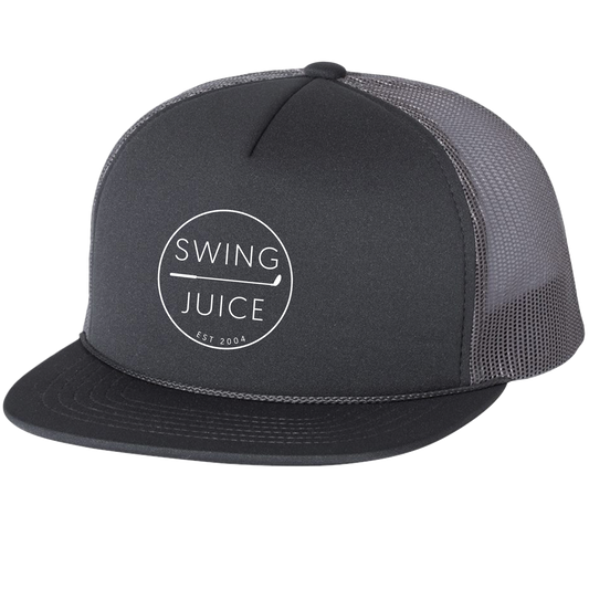 SwingJuice Golf Retro Foam Trucker Hat-Grey