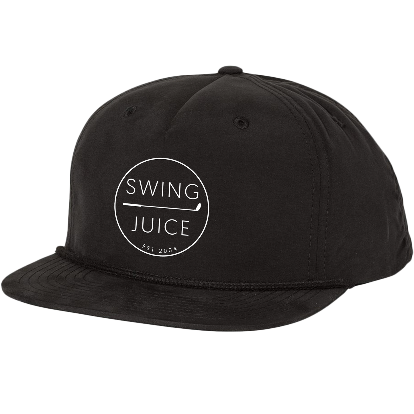 SwingJuice Golf Retro Rope Hat-Black Black