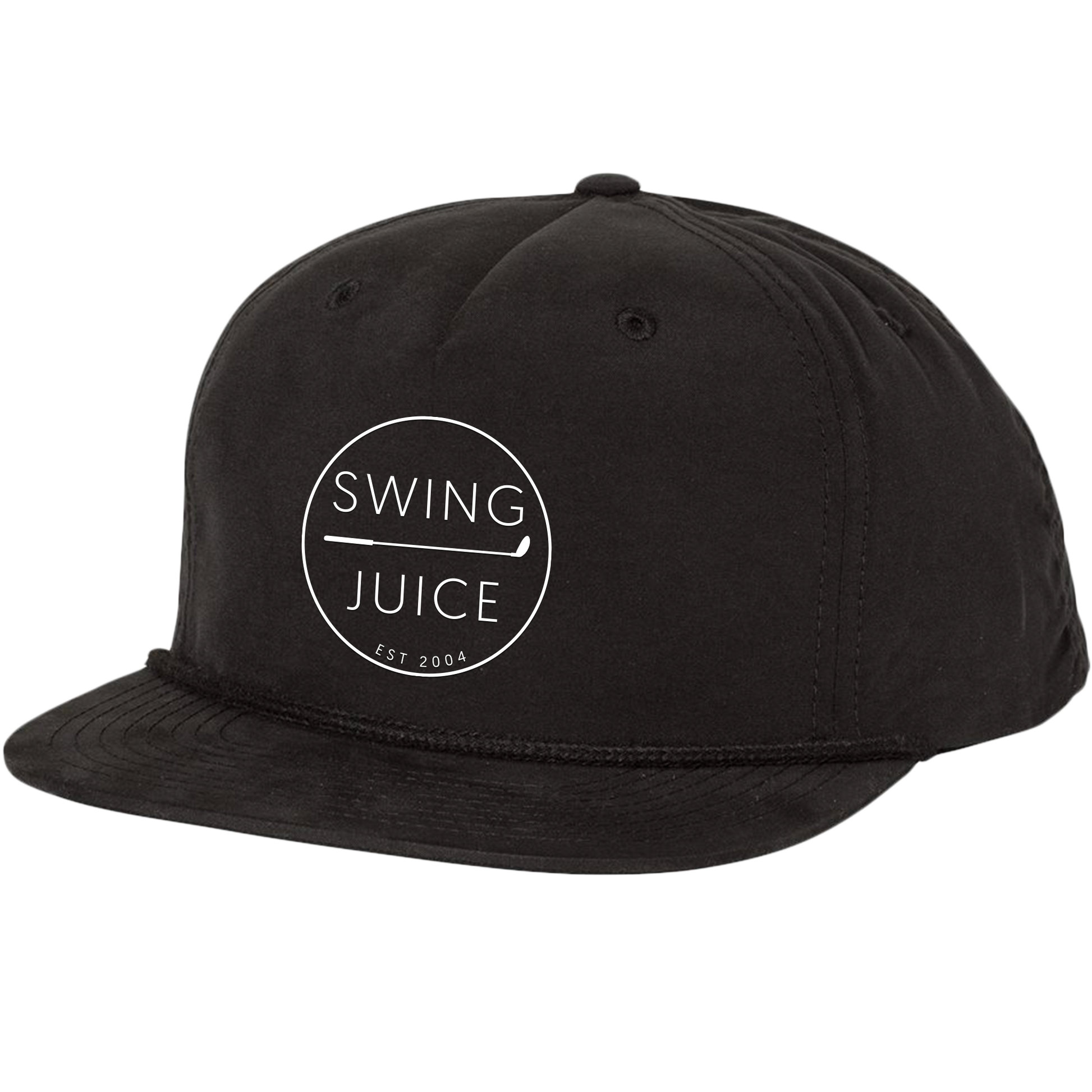 SwingJuice Golf Retro Rope Hat-Black Black