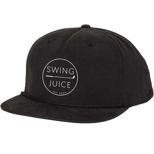 SwingJuice Golf Retro Rope Hat-Black Black