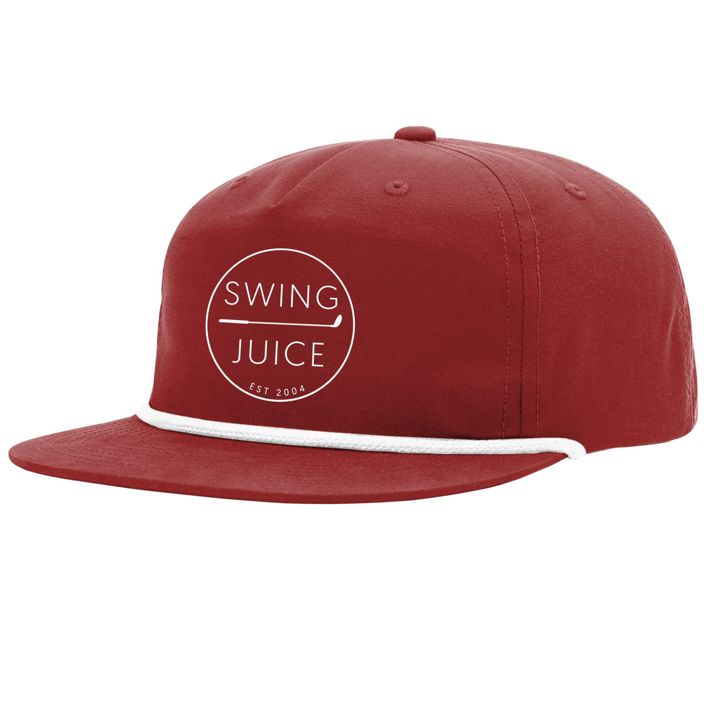 SwingJuice Golf Retro Rope Hat-Cardinal White