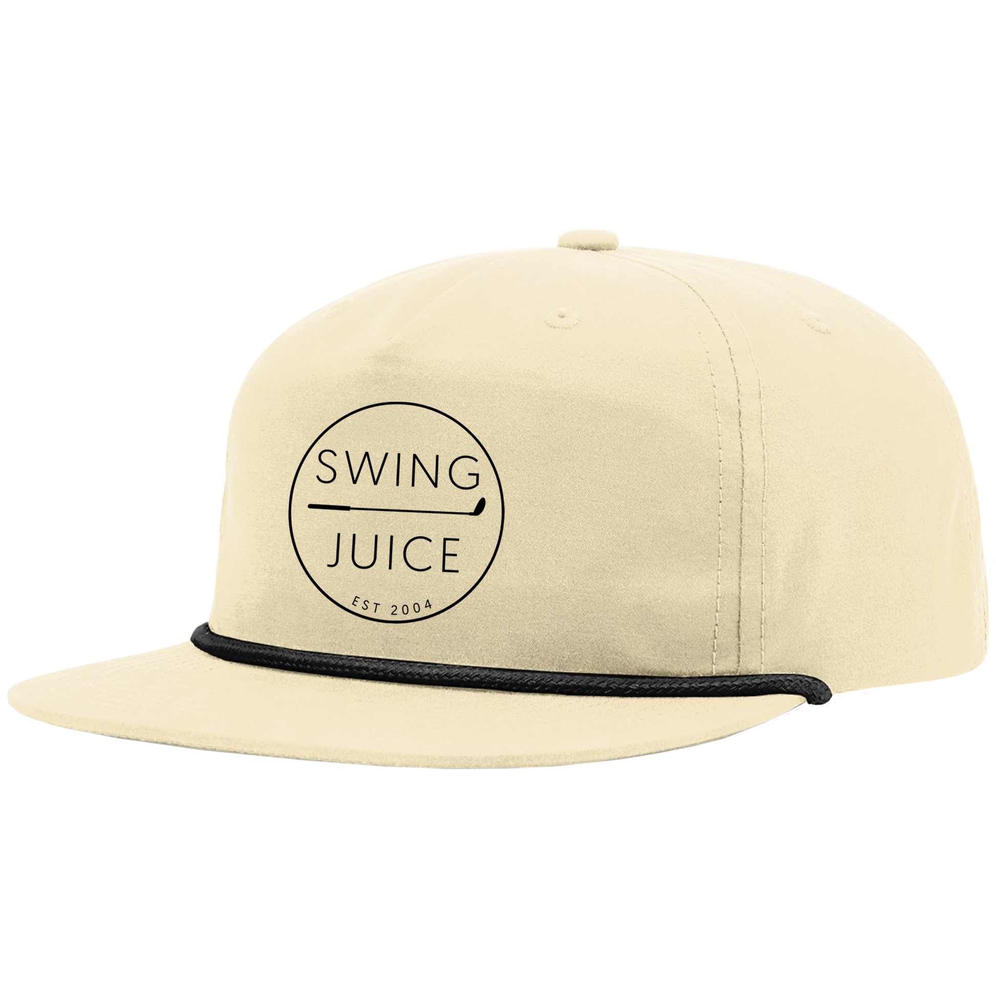 SwingJuice Golf Retro Rope Hat-Birch Black