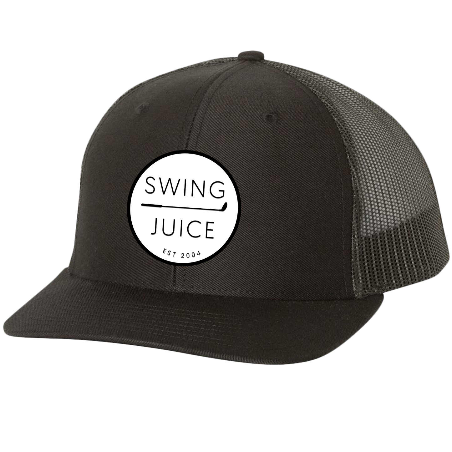 SwingJuice Golf Retro Trucker Hat-Black