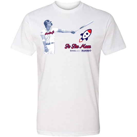 SwingJuice Baseball Ronald Acúna Jr MLBPA Unisex Short Sleeve T-Shirt-White