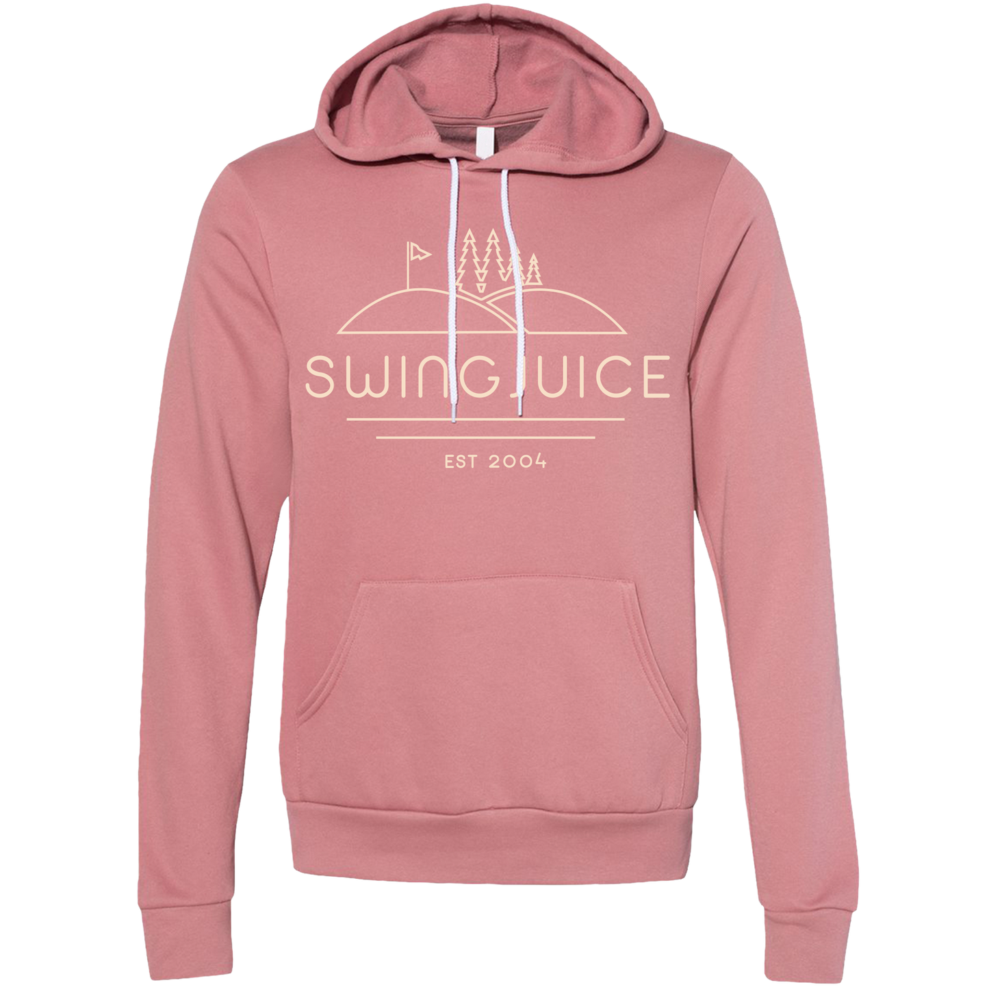 SwingJuice Golf SJ Woods Unisex Long Sleeve Hoodie-Mauve