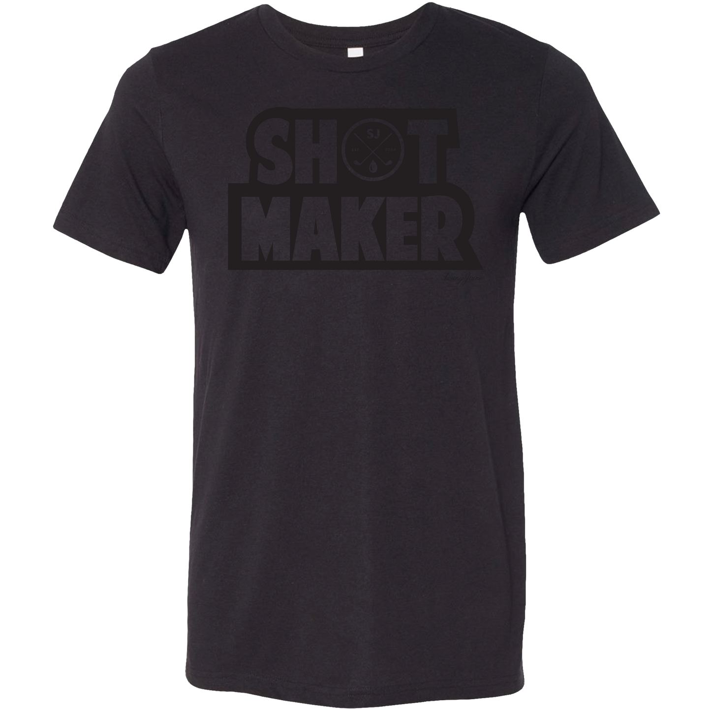 SwingJuice Golf Shot Maker Unisex Short Sleeve T-Shirt-Heather Black