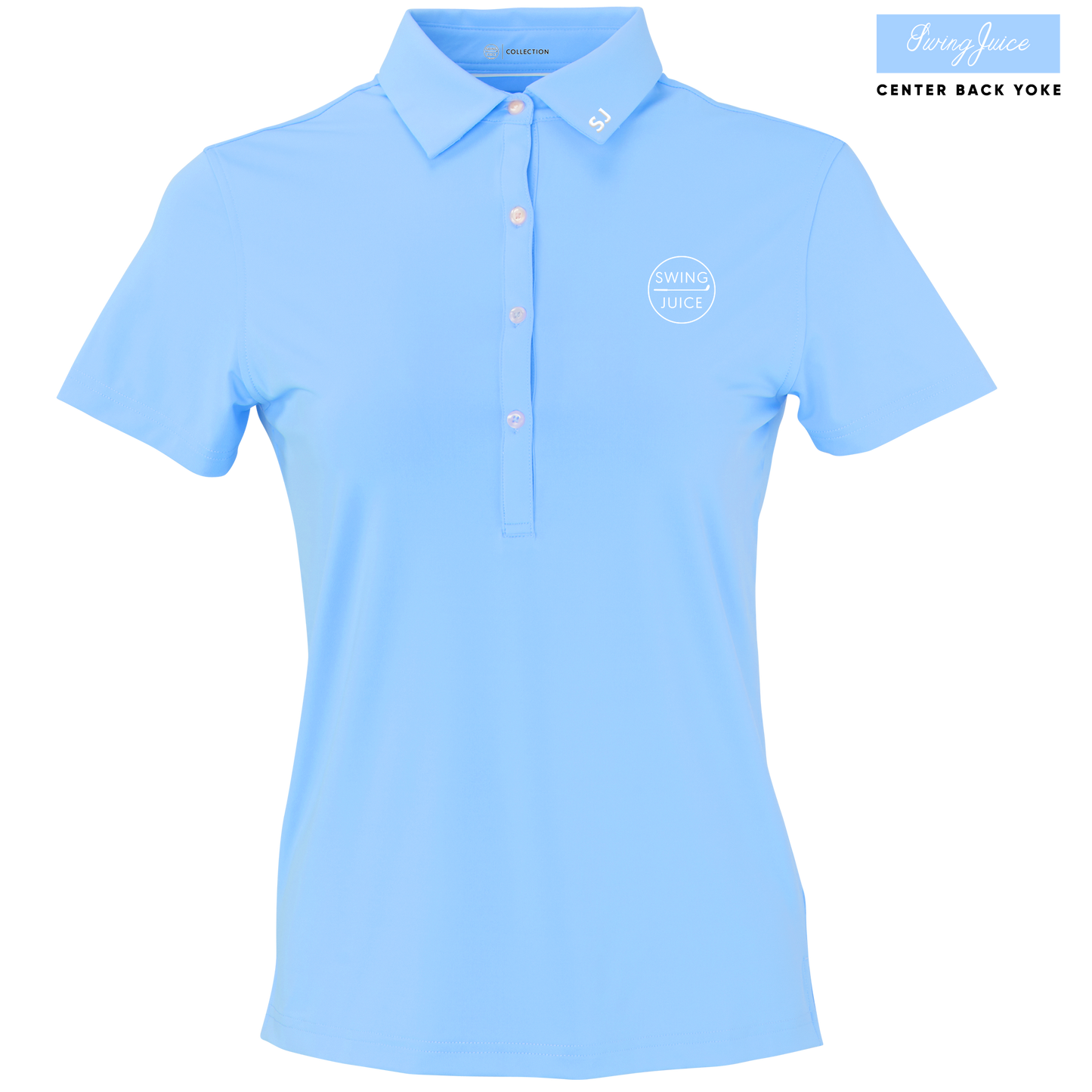 SwingJuice Golf Retro Solid Women's Performance Polo-Maui