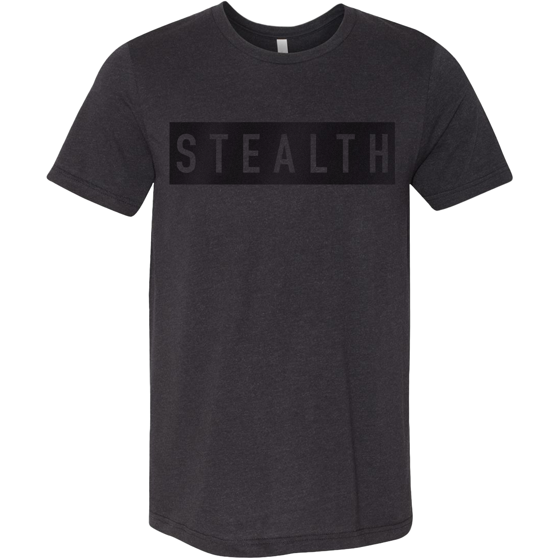 SwingJuice Golf Stealth Unisex Short Sleeve T-Shirt-Heather Black