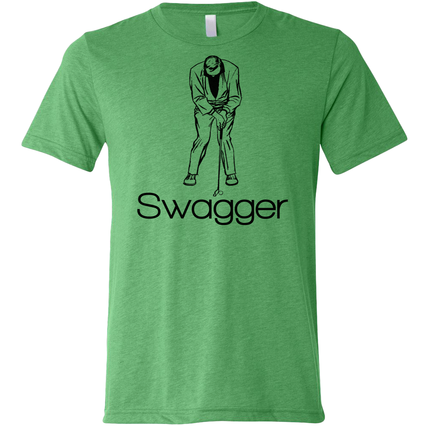 SwingJuice Golf Swagger Unisex Short Sleeve T-Shirt-Green