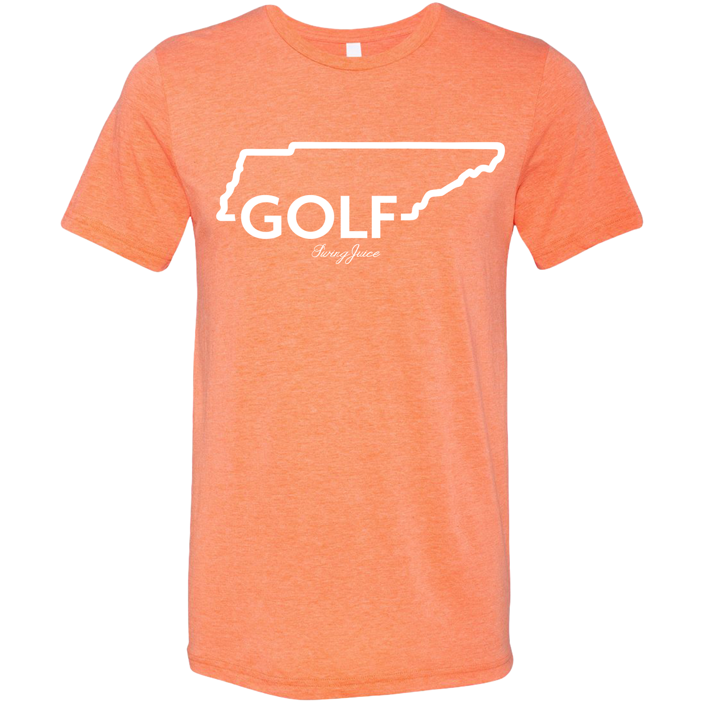 SwingJuice Golf Tennessee Unisex Short Sleeve T-Shirt-Orange