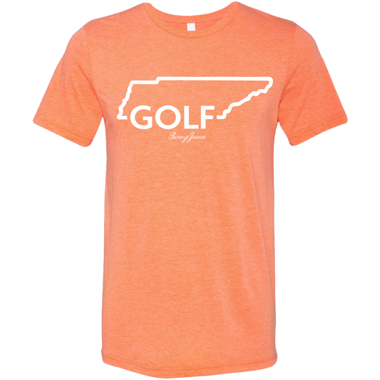 SwingJuice Golf Tennessee Unisex Short Sleeve T-Shirt-Orange